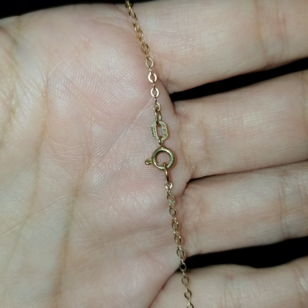 10k Gold GCC Bracelet with empty name plate - Picture 3 of 7